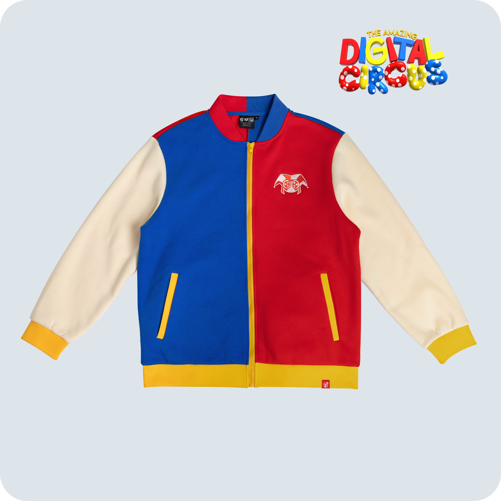 Pomni Embroidered Jacket - Unisex Cotton Blend with Cute Design