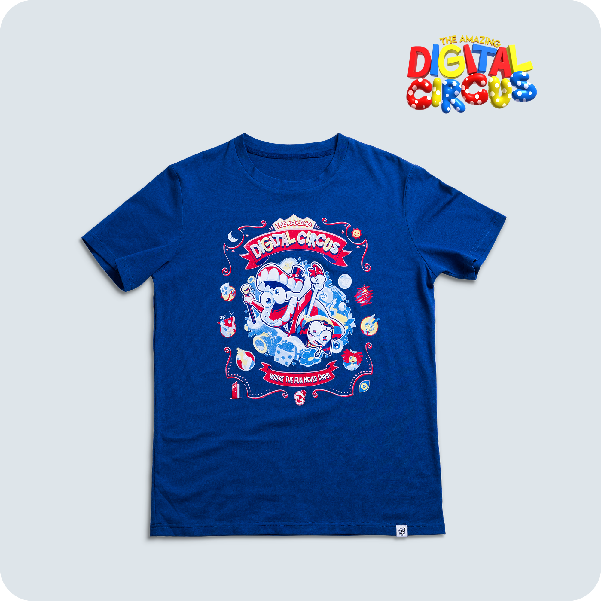 Retro Digital Carnival T-Shirt - 90s Video Game Tee - Unisex Cotton