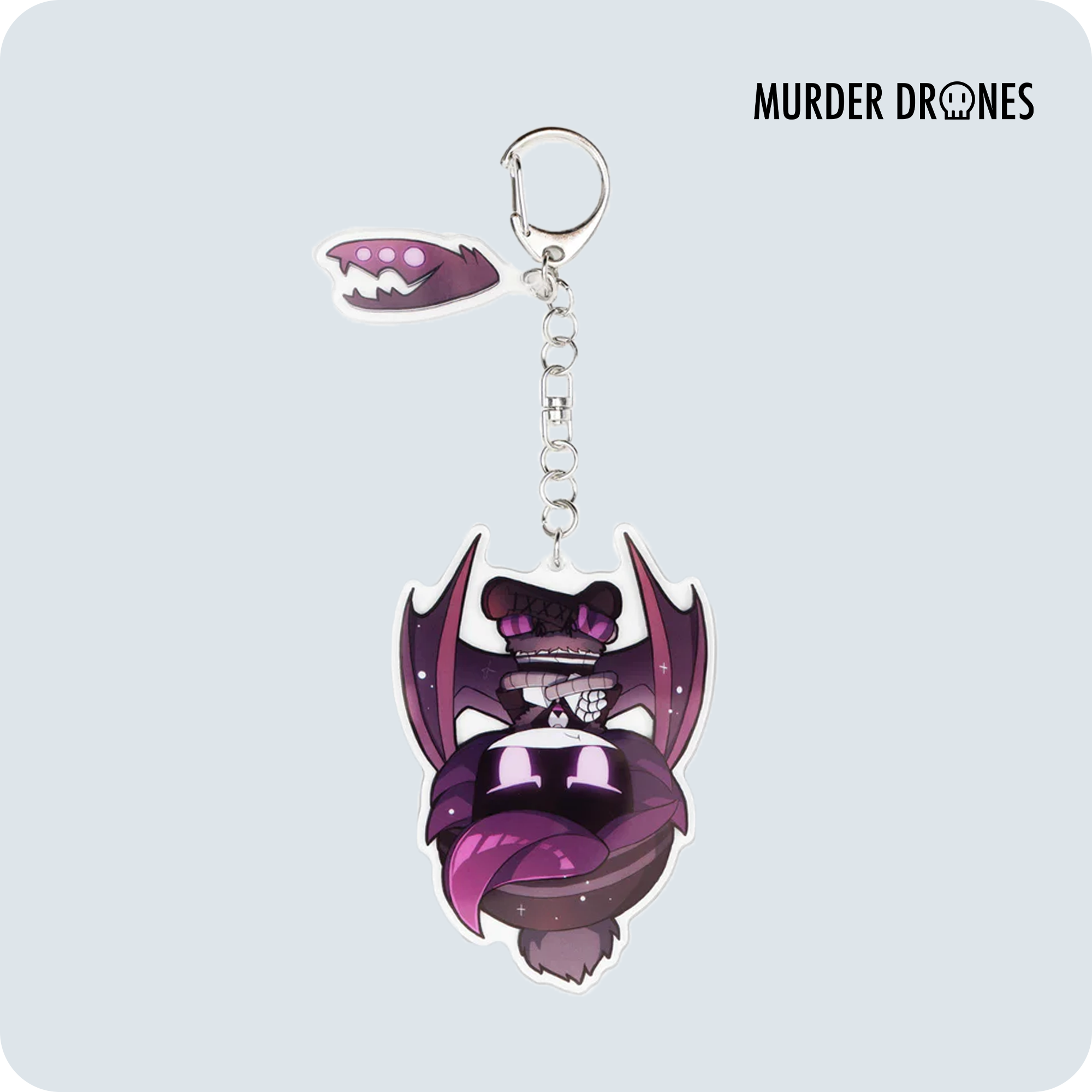Uzi Hanging Dog Keychain - Acrylic Pet Lover Accessory