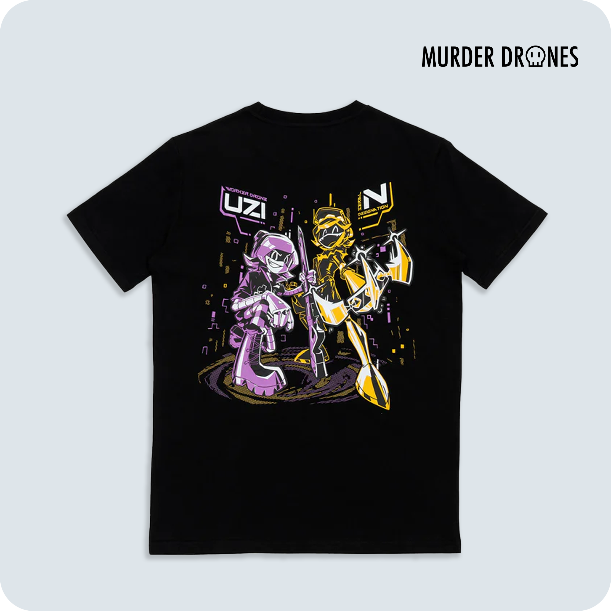 Uzi & N Graphic Cotton T-Shirt - Unisex Fit