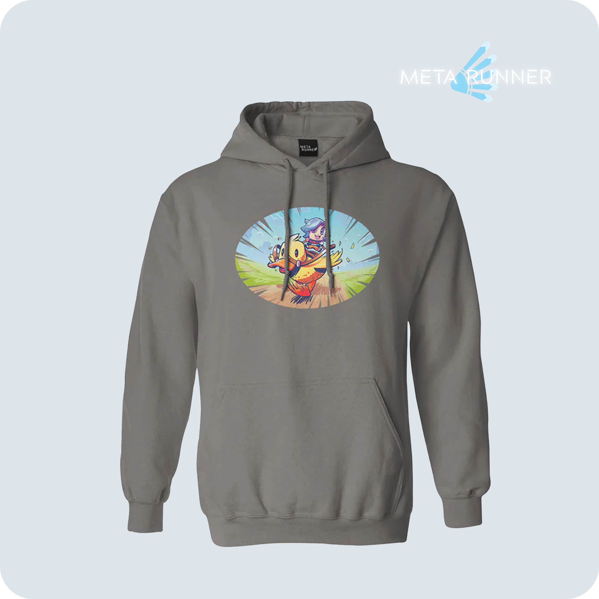Wild Tari Duckie Graphic Hoodie - Unisex Cotton Blend Pullover