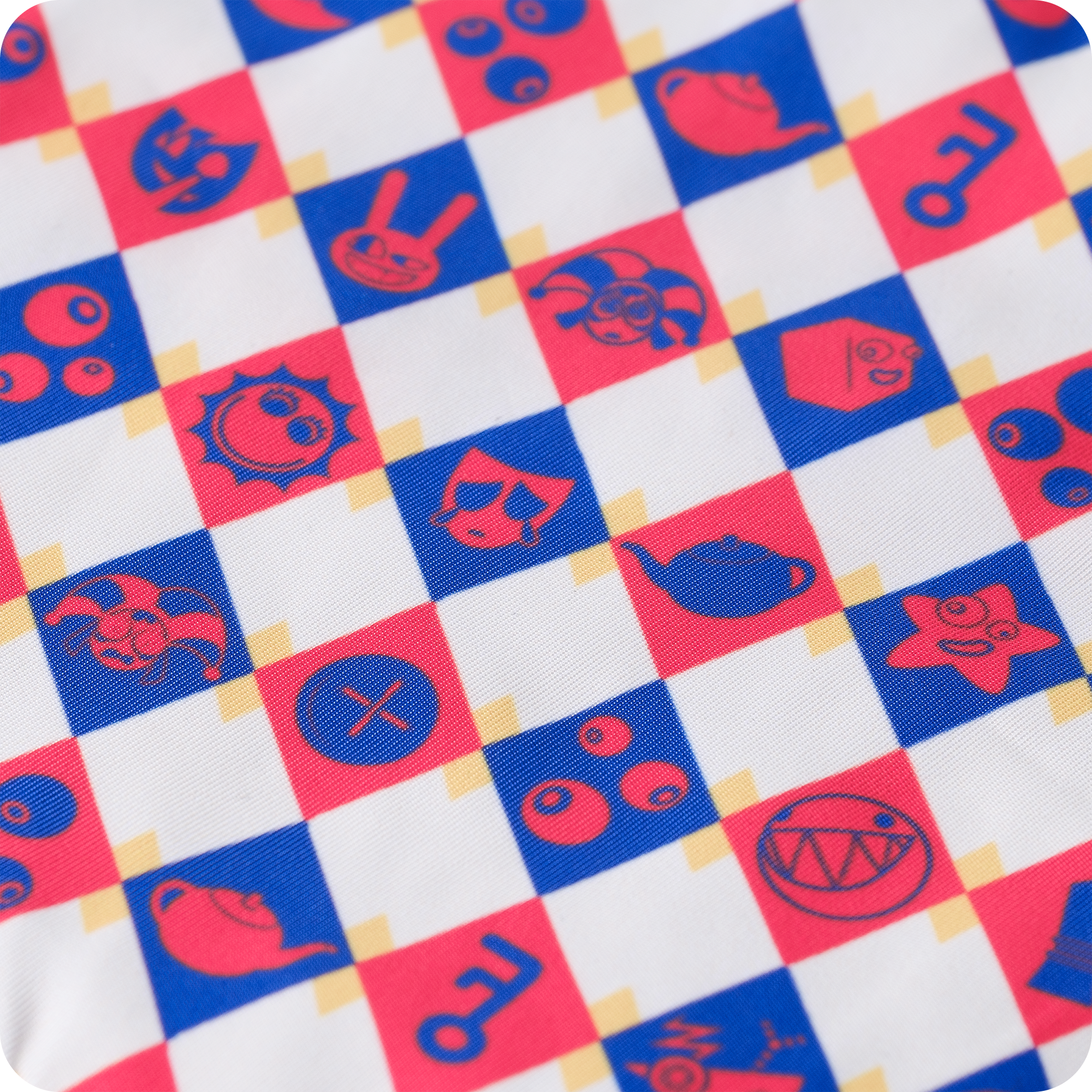 Reversible Digital Circus Bucket Hat – Cotton & Polyester