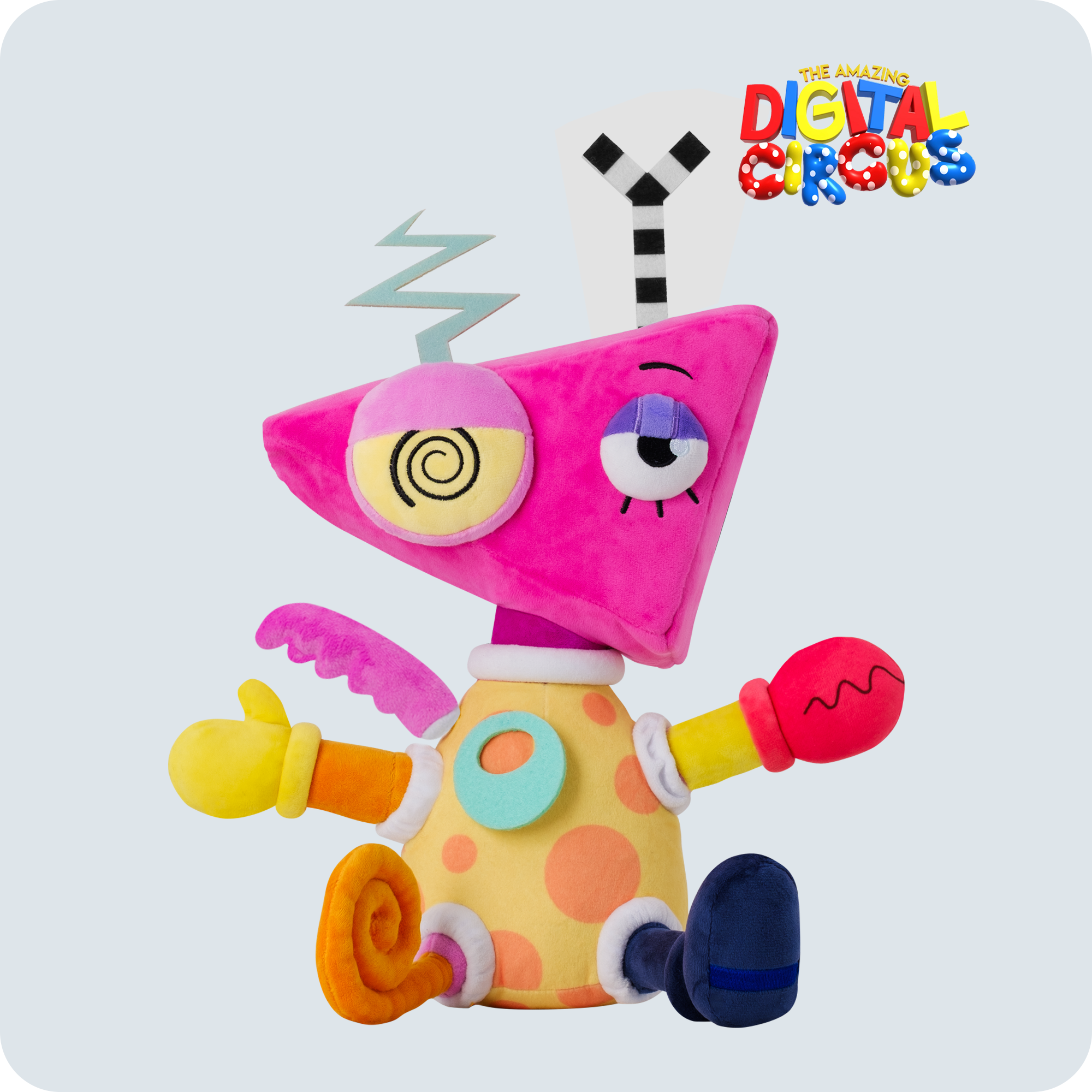Zooble Plush Toy - 15" Reversible Stuffed Animal for Stress Relief