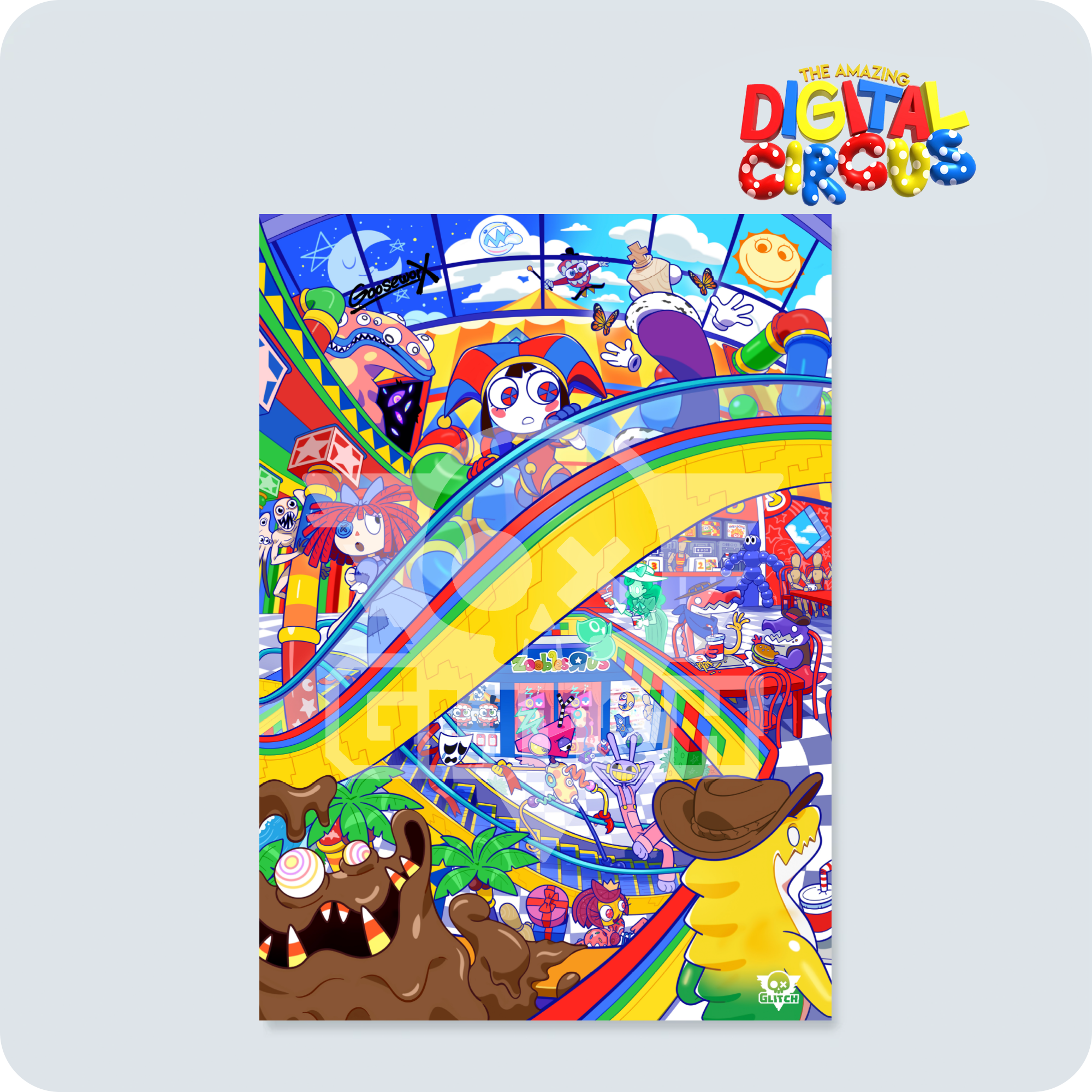 Limited Edition Mall Adventure Poster by Nelnal – A2 Art Print (16.5×23.4 in)