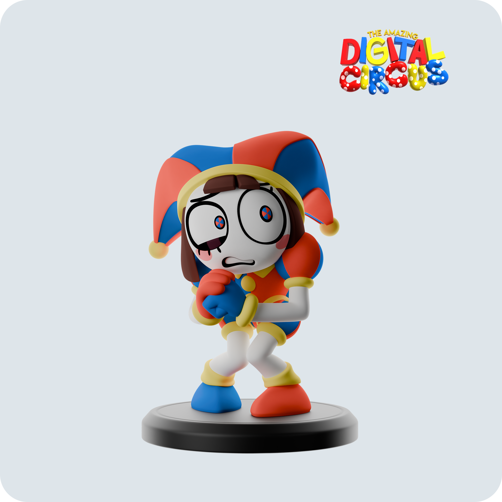 Pomni Animatez PVC Collectible Figure (3.8")