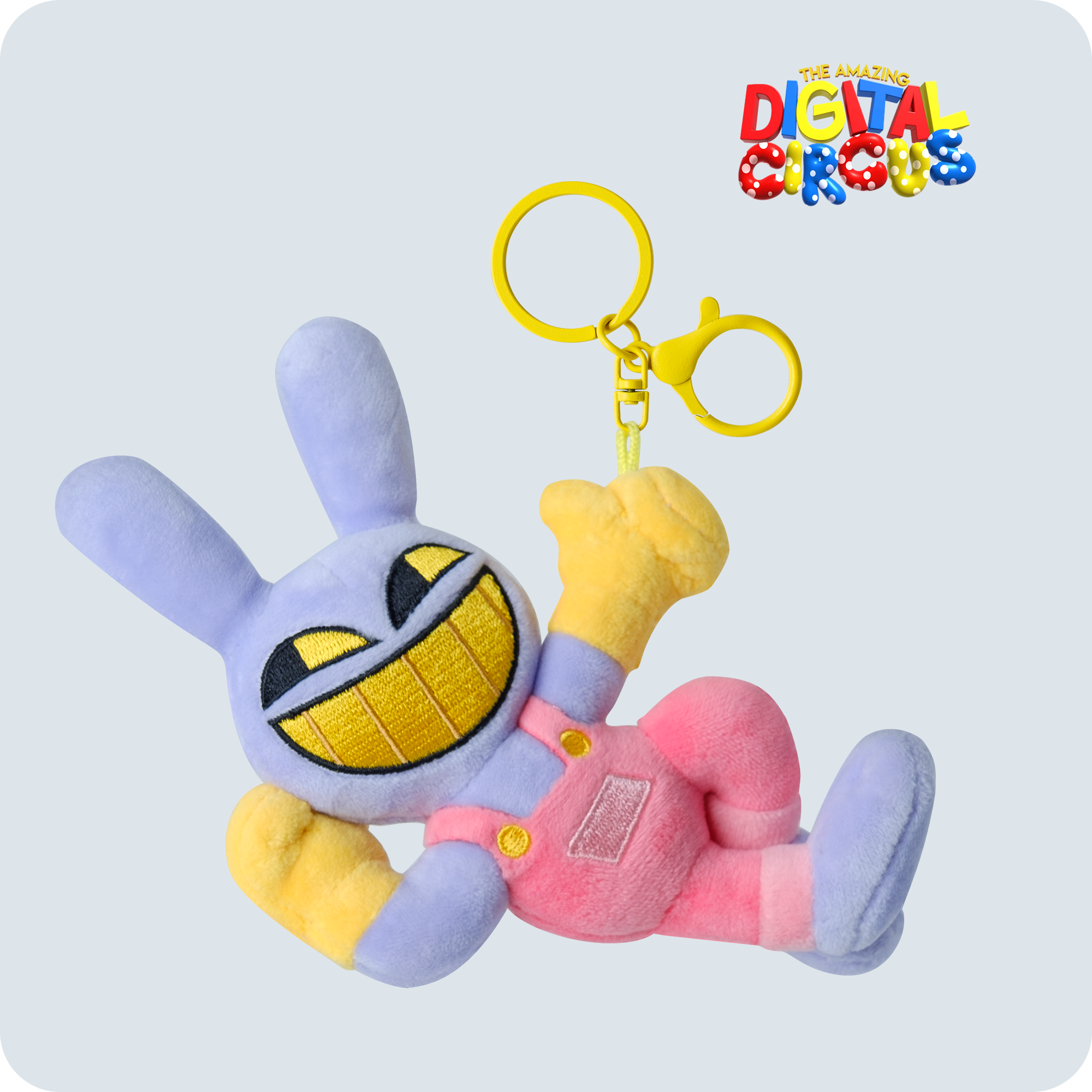 Jax Plush Keychain - Cute Bag Charm with Zinc Alloy Hook